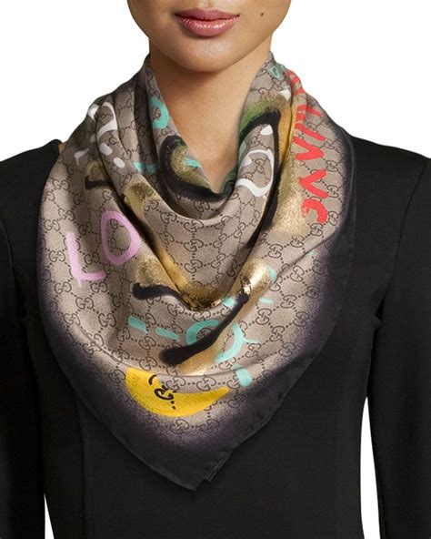 faux gucci scarves|authentic Gucci silk scarf.